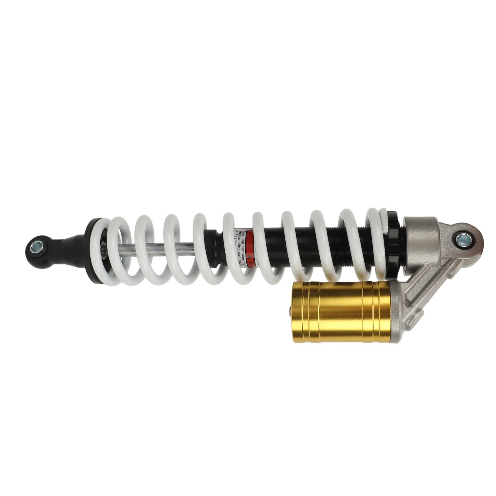 Ammortizzatore per Carichi Pesanti, Ammortizzatore a Molla da 390 Mm, Ammortizzatore a Molla Regolabile per Ammortizzatore per Moto ATV Go Kart