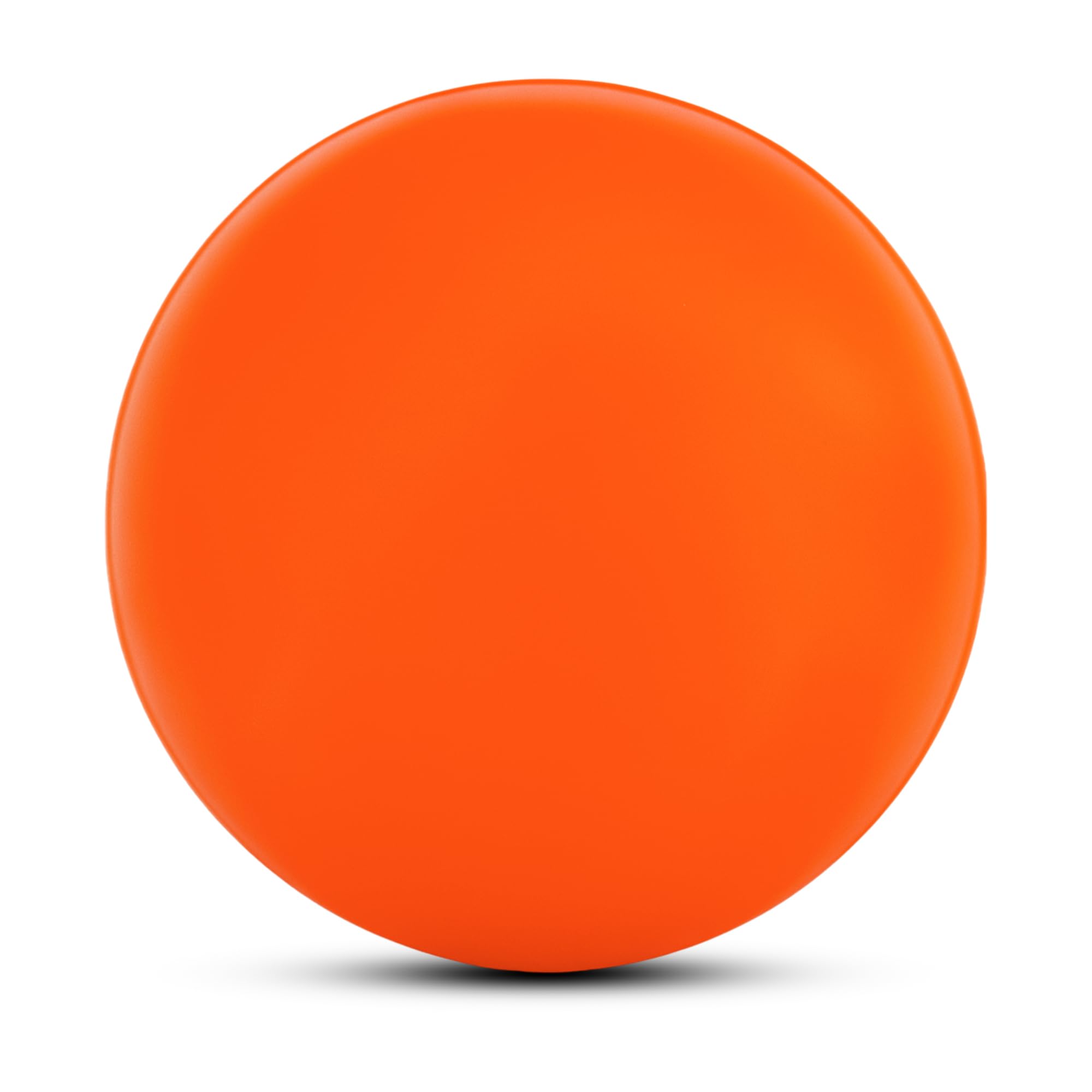 Fervor Spel FS Non Toxic Plastic Cricket Ball Red - Indoor and Outdoor Cricket Game, Heavy Plastic Ball for Cricket Drills and Bounce Practice (Pack of 6 | 50gm Per Ball, Orange) 2