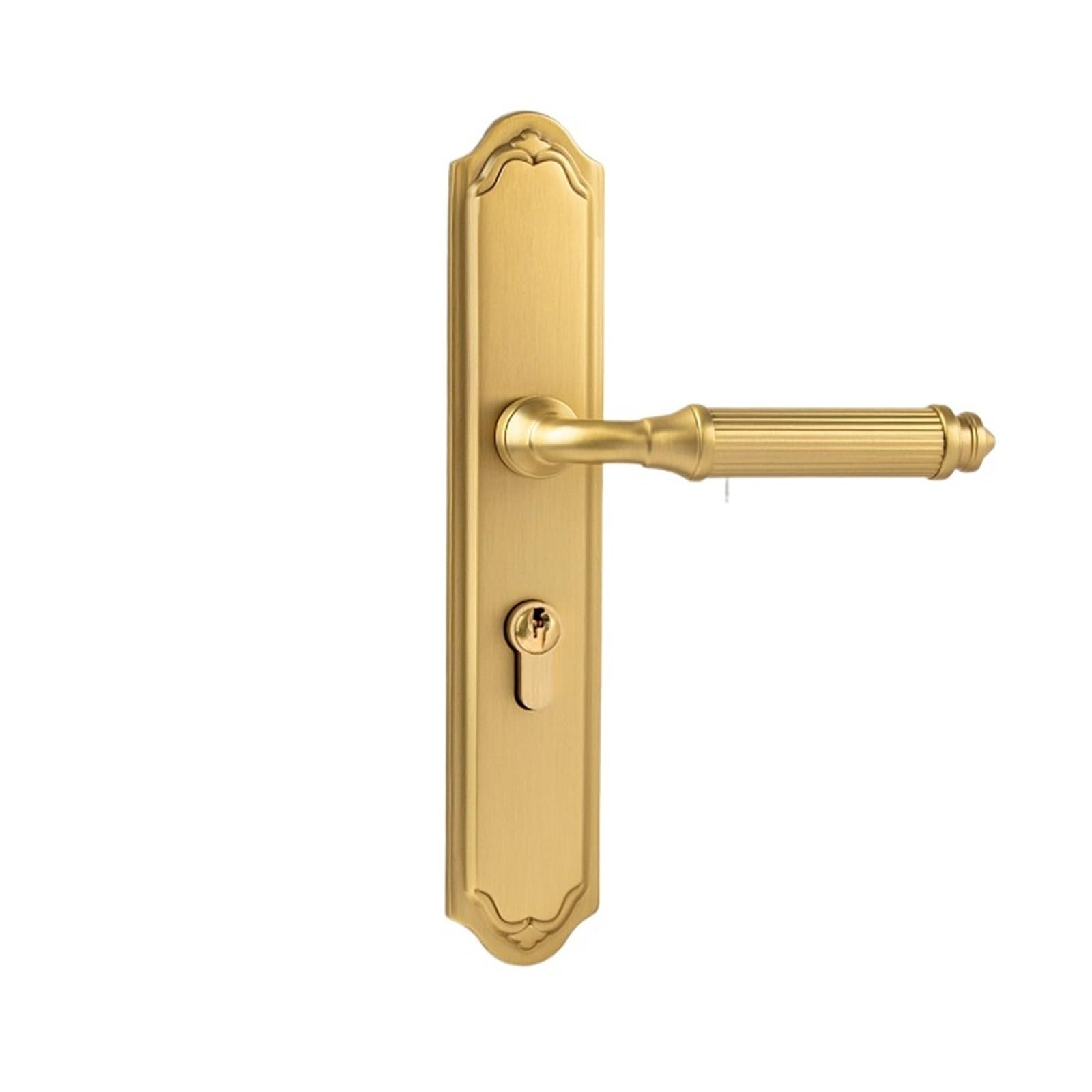 Aepqbgqj One Color French Style Pure Copper Door Lock Silent
