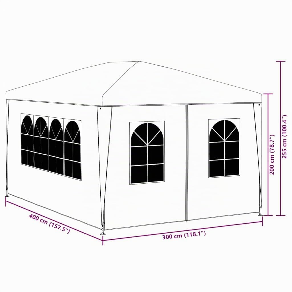 VidaXL Tonnelle Pavillon de Jardin