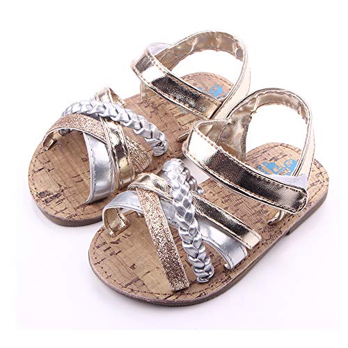 Meckior Infant Baby Girls Boys Summer Beach Sandals Toddler Non-Slip Rubber Sole Outdoor First Walker Shoes