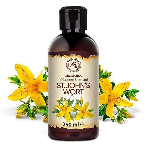 St. John's Wort Oil 250 ml - Pure & Natural - Cosmetic Oil - Carrier Oil - Base Oil - Body Care - Hair Care - Relaxation - Massage - Spa - Aromatherapy - Image 3