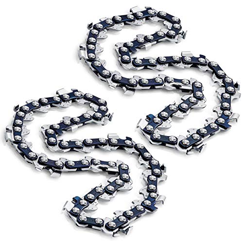 Honoson Mini Chainsaw Chain Chainsaw Chain Mini Guide Saw Chain Replacement Portable Mini Chainsaw Chain Guide Chain for 4 Inch 550W 24V 26V 36V Cordless Electric Chainsaw (2, 4 Inch)