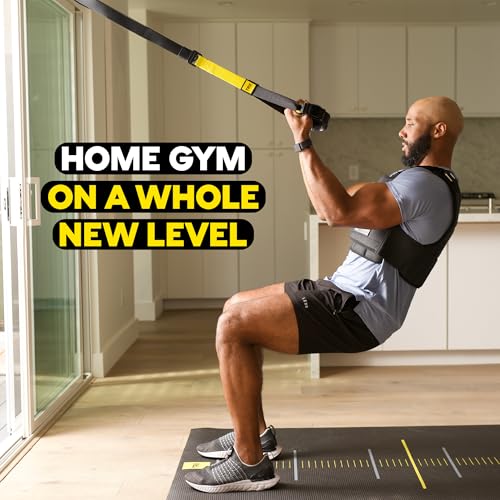 TRX PRO3 Suspension Trainer System, Durable Design for Cross-Training, Weight Training, HIIT Training & Cardio, Includes 3 Anchor Solutions for Indoor & Outdoor Home Gyms - Thumbnail 2