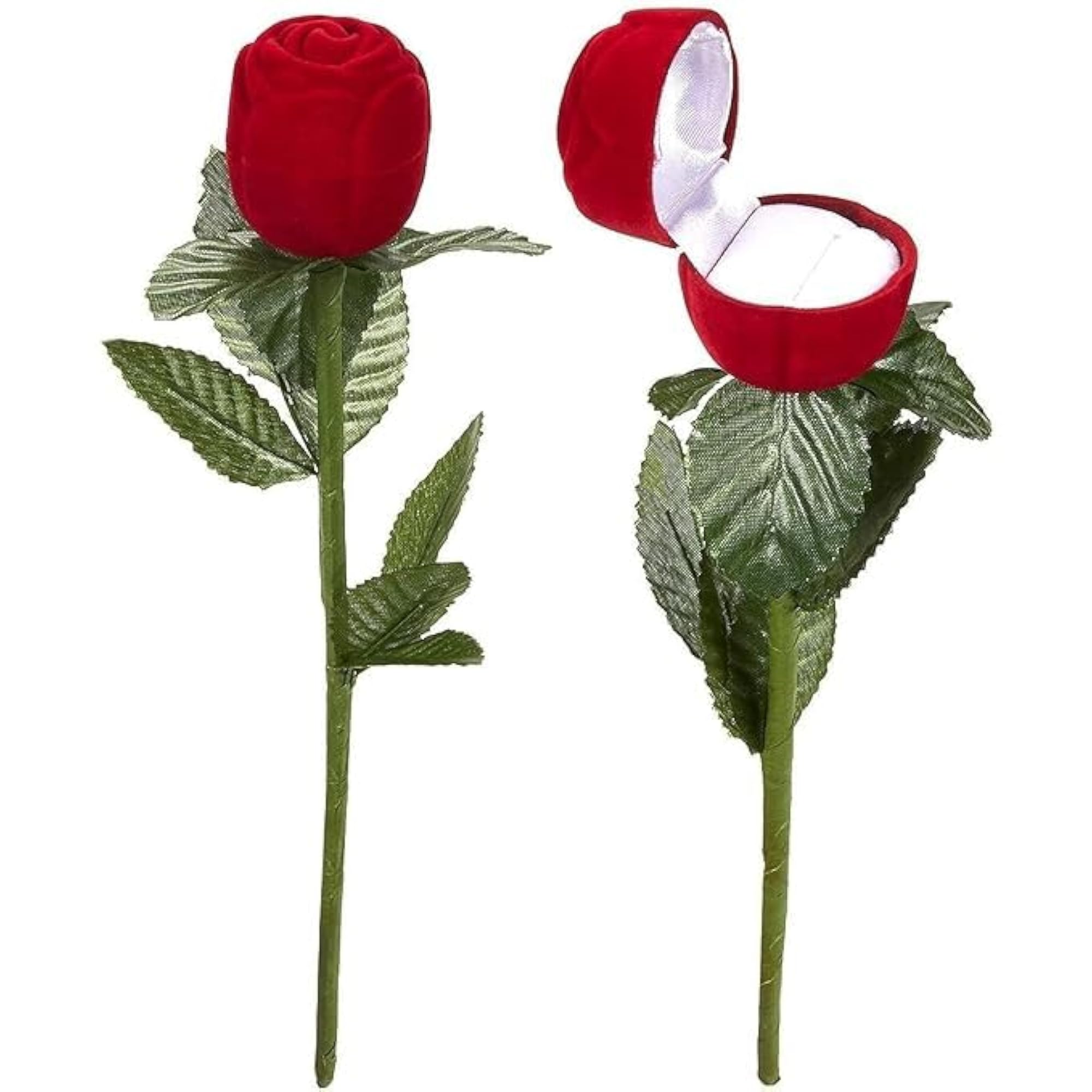Gulfflix Rose Petals Artificial Flower Ring Box Set