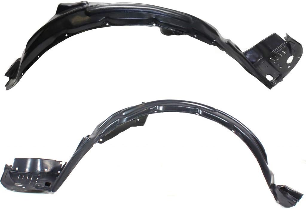 For Honda Accord Splash Guard/Fender Liner 2008 09 10 11 2012 Driver and Passenger Side Pair/Set | Front | Coupe | All Submodels | HO1248131 + HO1249131 | 74150TE0A01 + 74100TE0A01