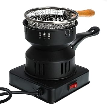 SaleOn Electric black charcoal for burner heating charcoal lighter stove hot stove tool Coal burner Charcoal charger (Black)