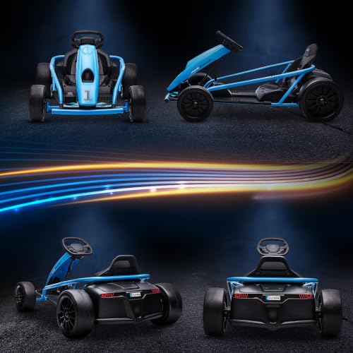 Aosom 24V Dual-Motor Kids Kart