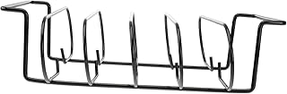 Yardenfun 1Pc Grelha Acessórios Para Grelha Grelha De Aço Inoxidável Grelha Ao Ar Livre Suporte De Costela Para Churrasco Rack De Costela De Ferro Rack De Assar Rack De Churrasco Para