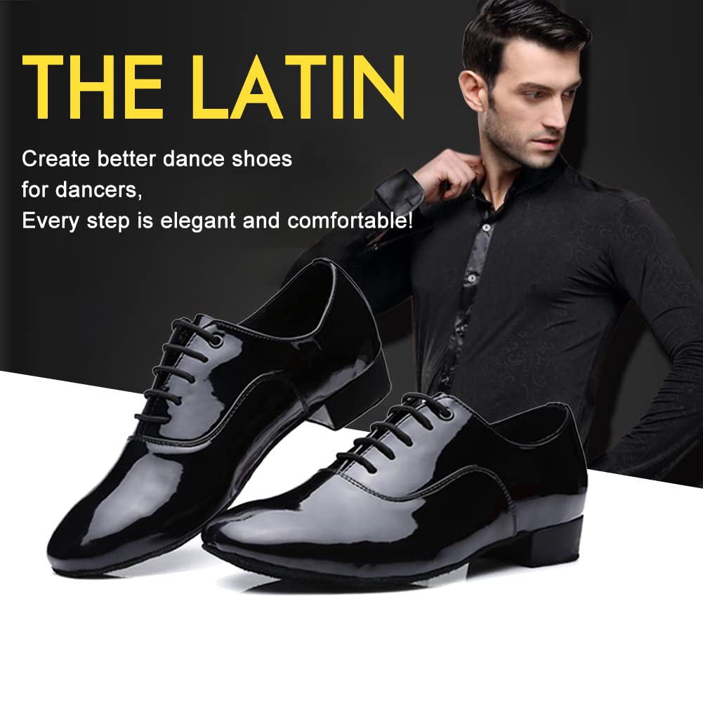 SWDZM Scarpe da Ballo Latino Americano Uomo Salsa EM707