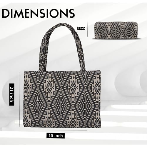Image of LX LEKHX Women's Tote Bags - Stylish Handbags for Office, College & Party Use | Spacious & Trendy Shoulder Bag for Work, Casual & Evening | Durable, Lightweight & Fashionable Tote for Women