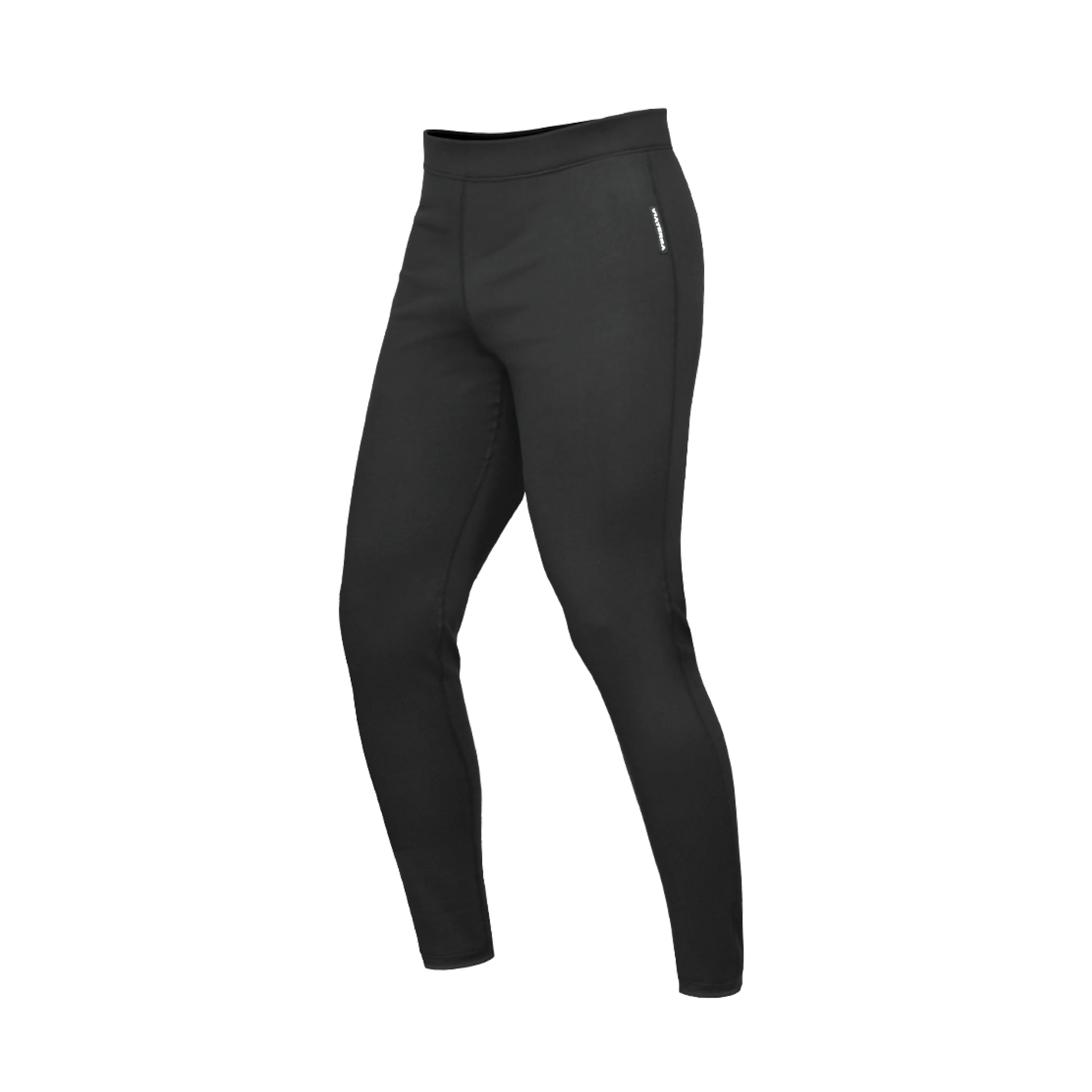 ViaTerraFleece Winter Base Layer Bottom | Available in 3 Sizes | Breathable, Easy Stretch, Black