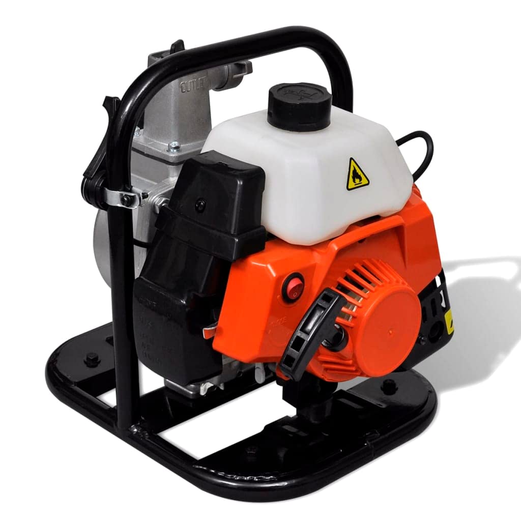 vidaXL Motobomba de Agua Gasolina 2 Tiempos 0.95L Herramienta Bomba Eléctrica