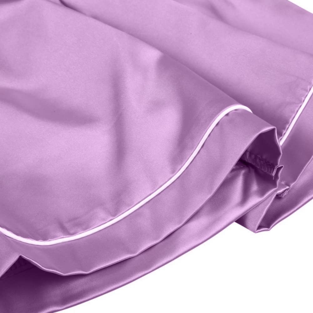 Conjunto de pijama de satén de seda con botones para niñas y niños, ropa de dormir de 2 piezas, regalo para bebés y niñas