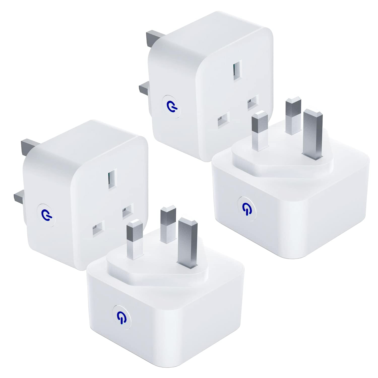 Alexa Plug, 4 Pack WiFi Outlet,Smart Plugs That Work with Alexa,Google Home,Remote and Voice Control WiFi Plug,Timer Function,Device Sharing Smart Life Plug,No Hub Required, 2.4Ghz Only