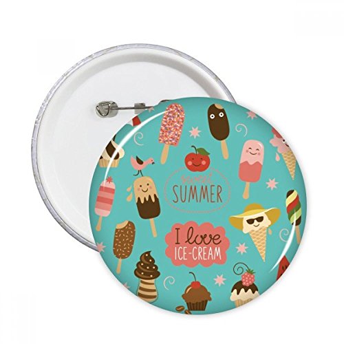 Melon d'eau douce pins badge bouton décoration vêtements lot de 5 multicolore S