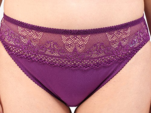 Image of Bralux Women's Lazari Purple Color Panty (Purple XXL)
