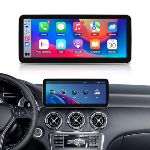 Linux Screen Wireless Carplay Android Auto Touch Screen for Mercedes Benz GLA CLA A Class X156 C117 from 2016 to 2018 NTG5.0 Support Bluetooth GPS