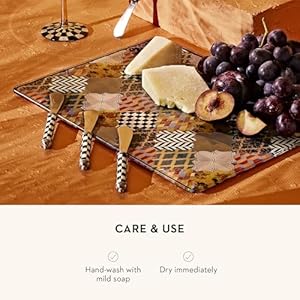 Mackenziechildssupperclubspreadersetstainlesssteelbutterspreaderscharcuterieaccessoriessetof4blackandwhitecourtlycheck Urban Country Home Decor Mackenzie childs supper club spreader set stainless steel butter spreaders charcuterie accessories set of 4 black and white courtly check urban country home decor