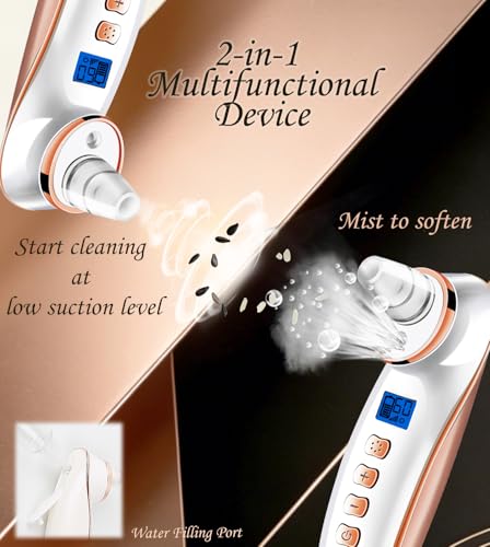 Blackhead Remover Pore Vacuum, Pore Cleaner for Face with 5 Attachments and 3 Suction Leve - image 7