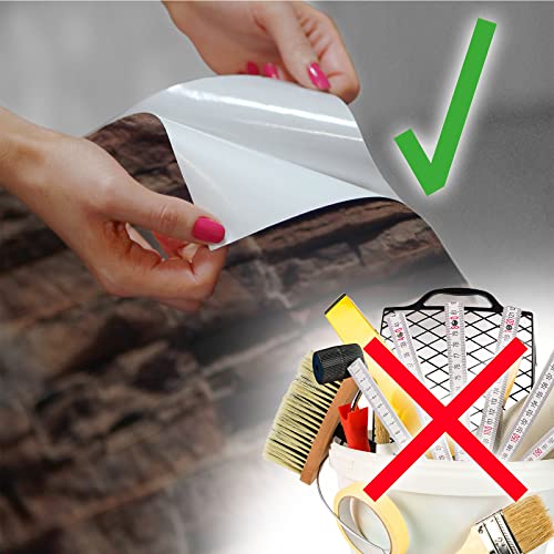 Nature Scenery Snow Waterfall 3D Print Wall Mural, Removable Self-Adhesive Wallpaper Wall Decoration Mural For Boys Girls Kids Room Living Room Tv Sofa Backdrop Decor(106"Hx135"W) #TOP4