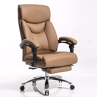 Oficina / Gerentes Silla con respaldo alto Reclinables Work Manager silla ergonómica silla de la computadora de oficina con la silla confortable reposacabezas ajustable acolchada turística Silla de ju