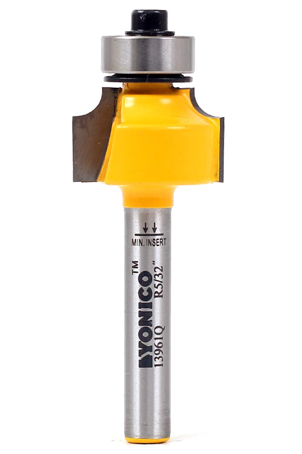 Yonico Grain/Silver Bullnose Router Bits 1/8-Inch Bead 1/4-Inch Shank 13134Q