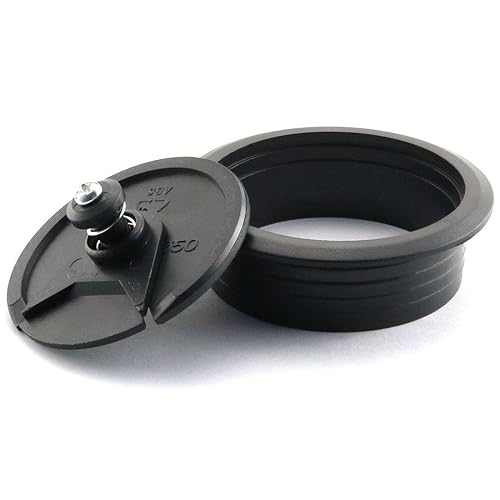 Miniatura 3 de HJ Garden 2 piezas de cable de escritorio de 2-38 pulgadas para ojales de cable de escritorio para oficina, PC, organizador de cables, cubierta de