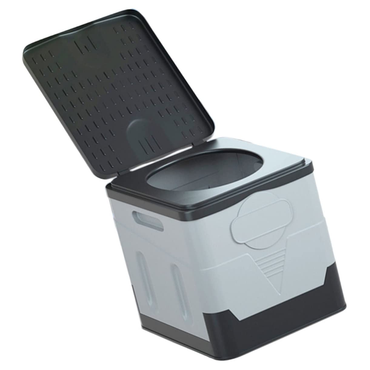 Mikinona Tragbare Faltbare Toilette aus Pp mit Tragkraft Mobile Campingtoilette für Notfälle und Outdoor Einsätze Platzsparend und Robust für Unterwegs