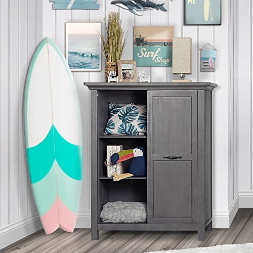 Evolur Belmar Tall Chest Dresser, 38X20.25X48 Inch (Pack Of 1), Rustic Grey #TOP1