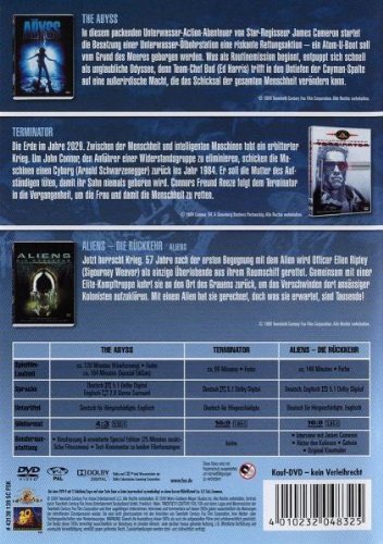 James Cameron Box: The Abyss - Terminator - Aliens...