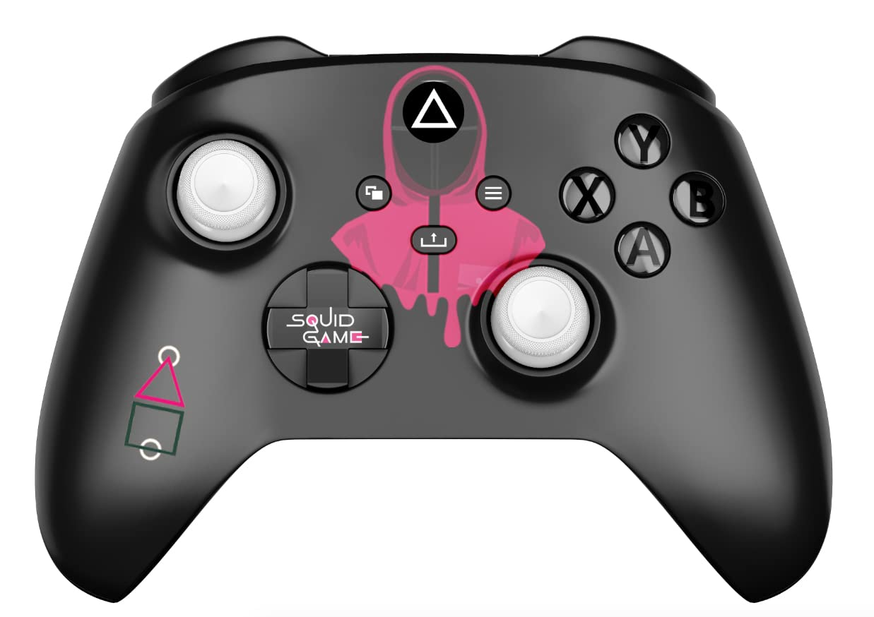 MODDEDZONE Custom Wireless UNMODDED Controller for Xbox One S/X and PC with Exclusive and Unique Designs - The Perfect Gaming Gift for Enthusiasts, Expertly Crafted in the USA - Black/Gold