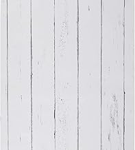 White Striped Wallpaper Self Adhesive Wood Paper Peel and Stick Contact Paper Removable Kitchen
