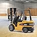 Dollox Die-cast Forklift Truck Toys 1/50 Scale Metal Engineering Vehicle Fork Truck High Detail Construction Vehicles Model Collection Forklift Decoration Toy Gift for Kids