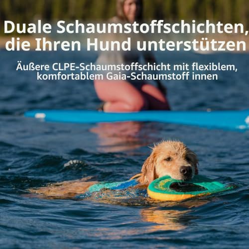 Ruffwear Float Coat Hundejacke, Auftrieb und Auftrieb, Hundeweste für sicheres Schwimmen, Bootfahren, Wassersport, Red Sumac, Large