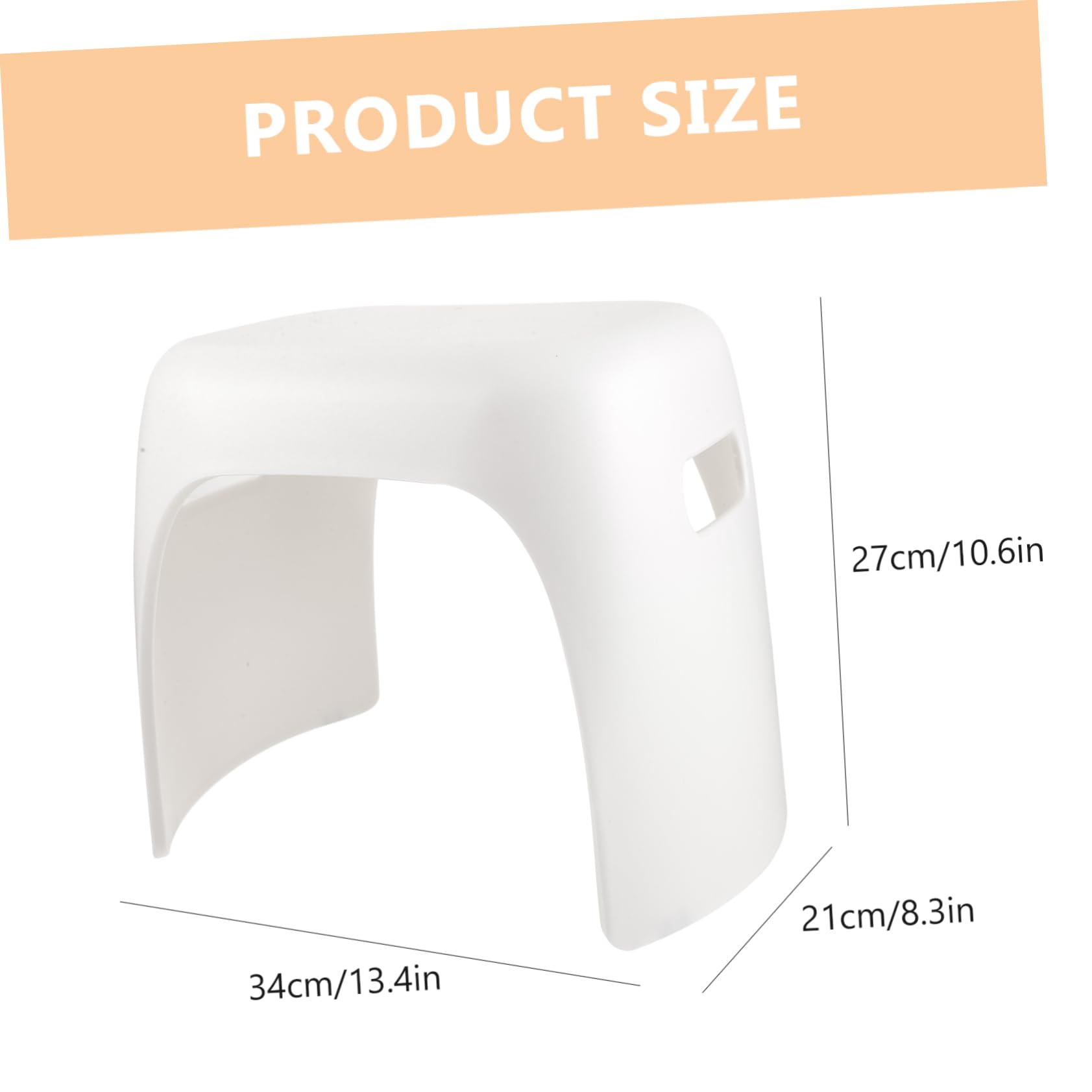 STOBAZA Plastic Stool Portable Stool Lightweight Boys and Girls Comfortable for Boys and Girls Random Style