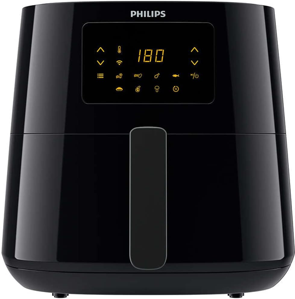 Philips Essential HD9280/70 friggitrice Singolo 6,2 L 2000 W Friggitrice ad aria calda Nero, Argento Philips Essential HD9280/70 friggitrice Singolo 6,2 L 2000 W Friggitrice ad aria calda Nero, Argento
