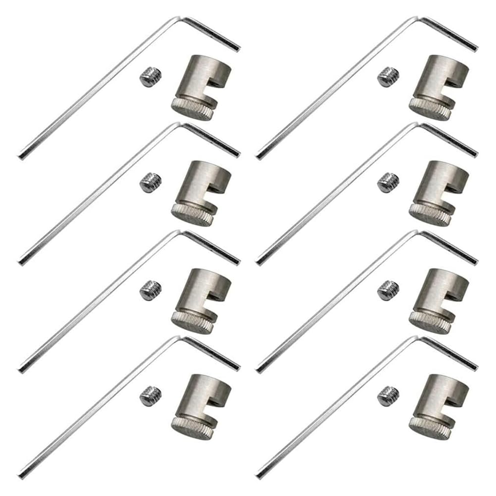 Sirxlevcy 8 Packs Thumb Stud Fit for 110 Folding Knife, Universal Replacement Thumb Button for Folding Hunting Knives Blade, Easy to Use