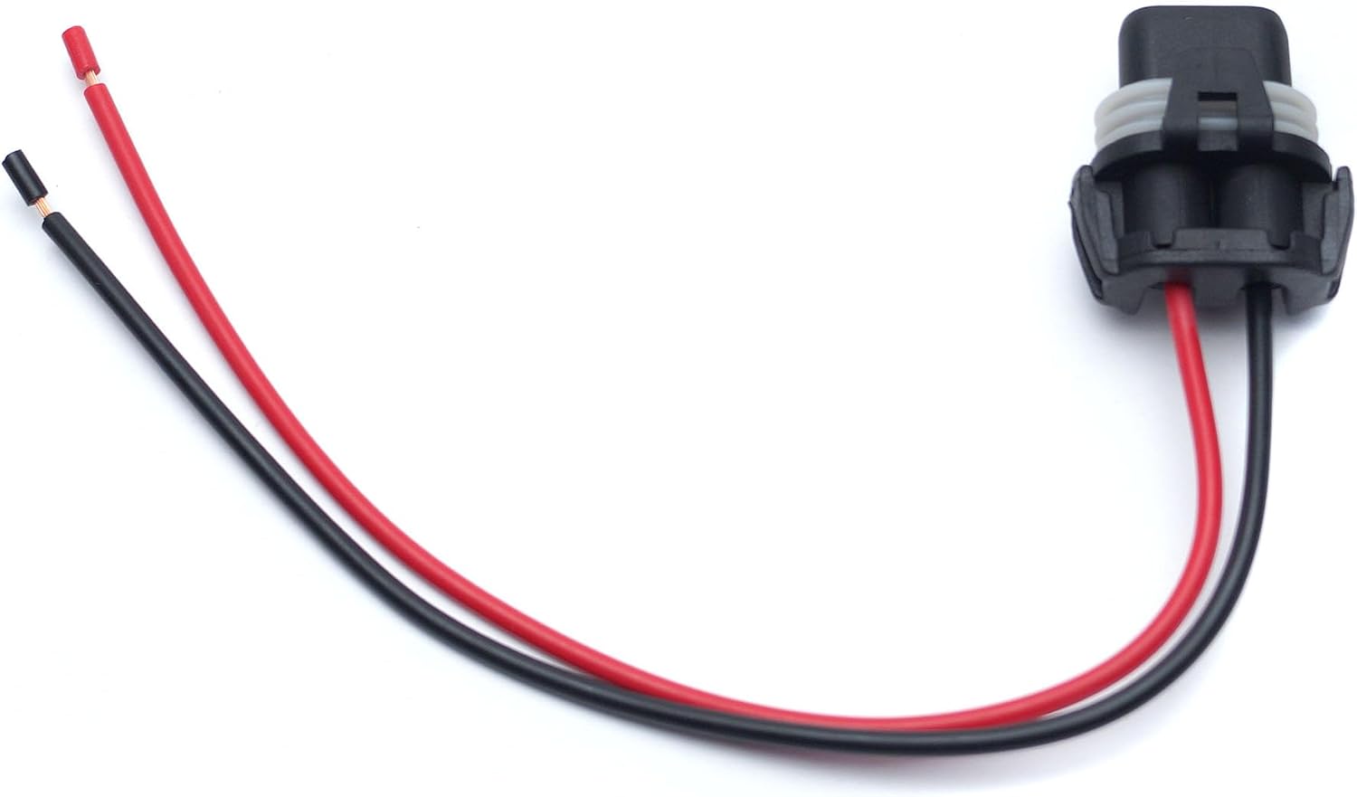 Flosser Wire Harness 880 H27 PGJ13 893 884 885 887 890 892 899 Female Pigtail Socket 9440 Headlight Fog Light Bulb Lamp Connector Replacement (Pack of 2) Made in Germany Black