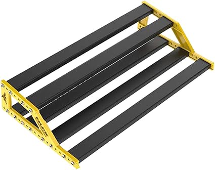 Amazon Nux エフェクター すのこ 2段式 ペダルボード Bumblebee ケース ケーブルフック 3m デュアルロックテープ付 M エフェクターケース 楽器 音響機器