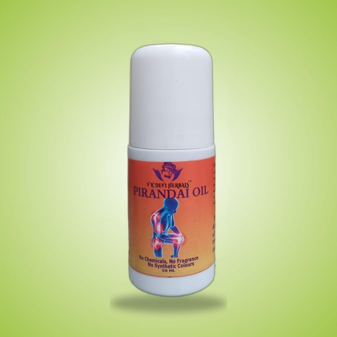 Devi Herbal Pirandai Pain Relief Oil - Natural, Chemical-Free Oil for Joint, Back, Knee, Ankle, | Massage Oil | Natural Ingredients-100ml, and Shoulder Pain Relief