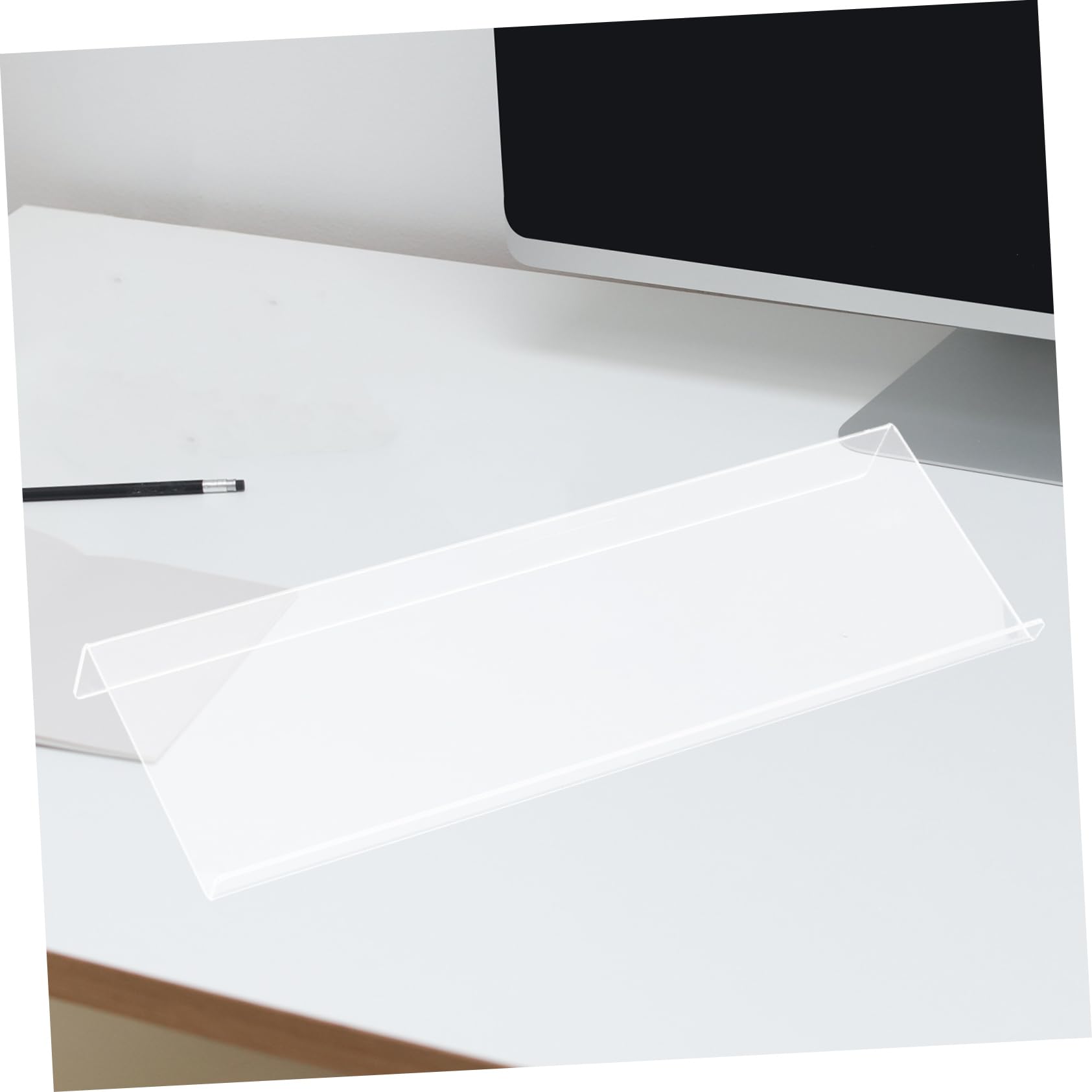 Glossy White Metal Stand