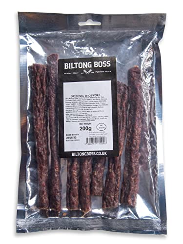 Biltong Boss - Original Beef Droewors 200g