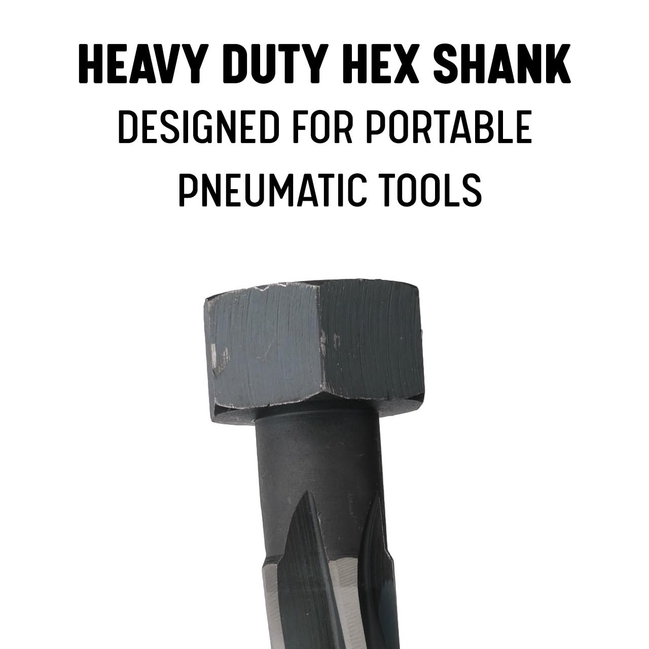Drill America Escariador de puente/construcción de 1-3/16 pulgadas con vástago hexagonal, serie DWR - DWRRB1-3/16HEX