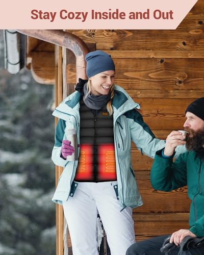 Comfytemp Womens Lightweight Heated Vest With Battery Pack Electric Heating Vest thumb #5