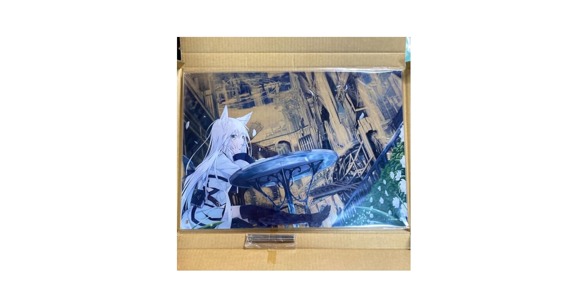 凪白みと A3アクリルボード 風と水と街　white parabellum 凪白みと A3アクリルボード 風と水と街 white parabellum 凪白