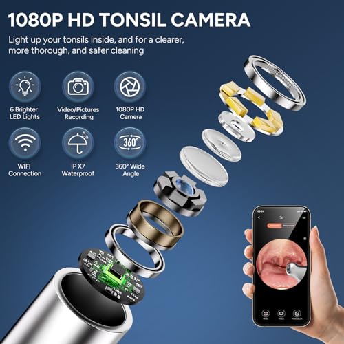 Tonsil Stone Remover with Camera
