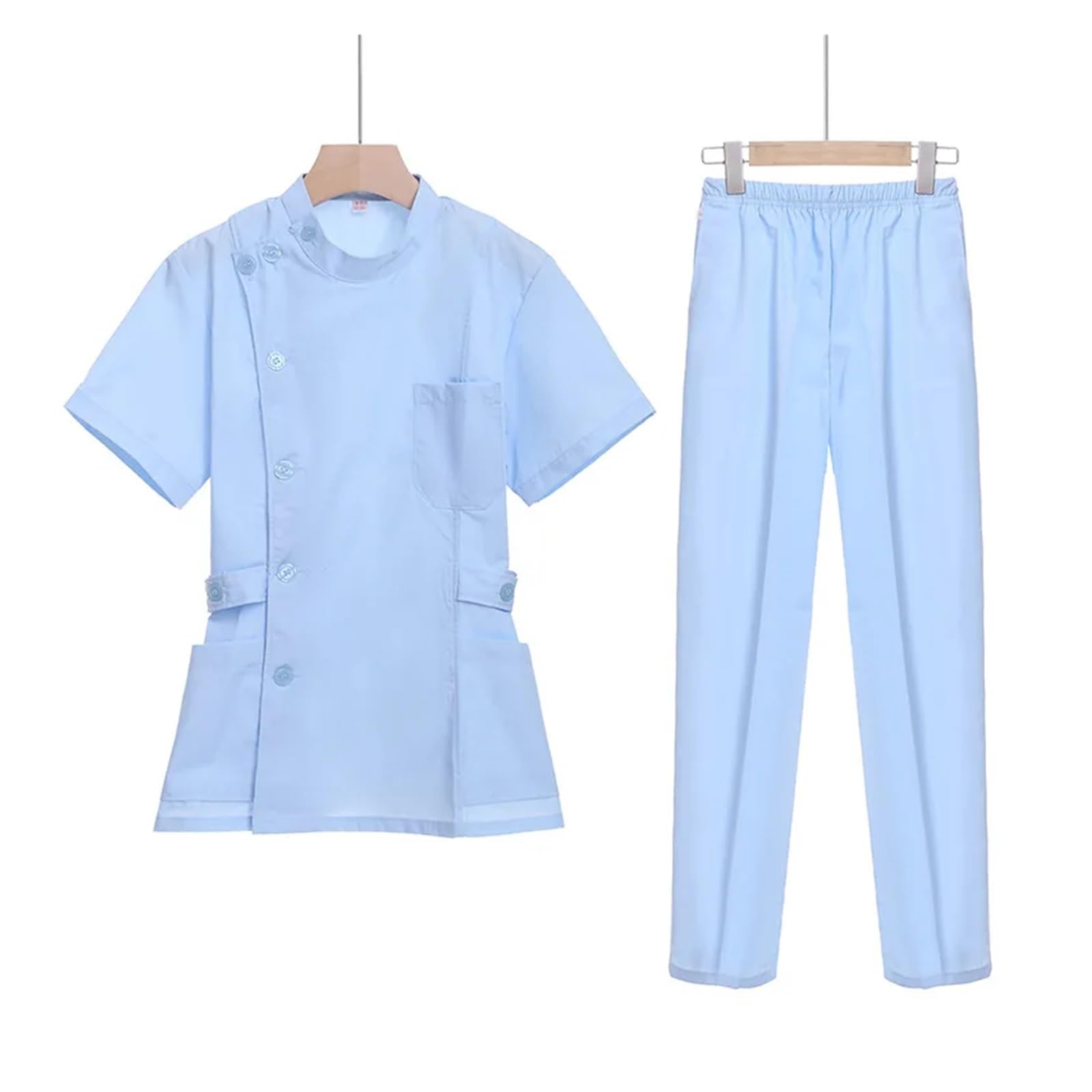 Uniforme de Enfermera y médico, Ropa Mujer, Traje enfermería Dos Piezas, Bata Hospital for salón Belleza