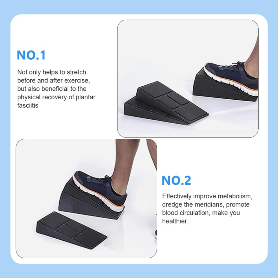 3pcs Yoga Foot Mat Calf Stretcher miniatura 7