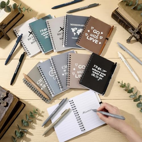 Mormon journal chrétien avec stylo pour baptême évêque église école Gueevin